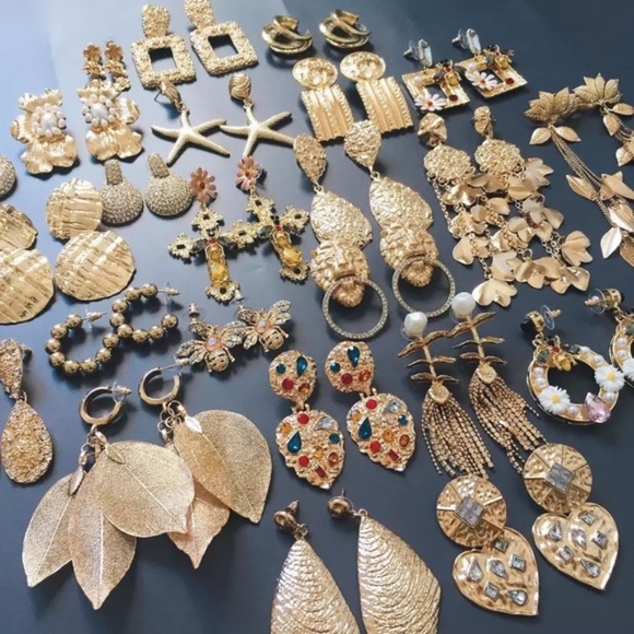 Zara Bohemian Heart Hoop Earrings Leopard Tortoise - Picture 10 of 10